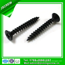 Negro Fosfatado M5 con cabeza avellanada tornillo Drywall